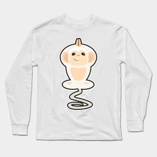 Monkey at Yoga Stretching exercises in standing Long Sleeve T-Shirt